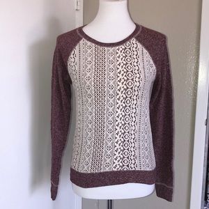 🚨SOLD🚨 Lace Sweater (Small)